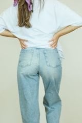 Straight Fit Yüksek Bel Jean