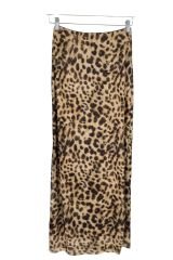 Leopar Maxi Tül Etek