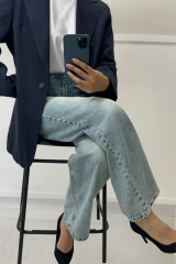 Lacivert Oversize Blazer Ceket