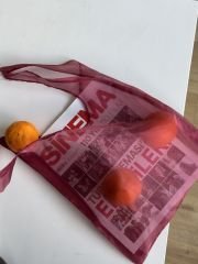 Bordo Tül Çanta