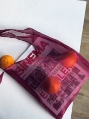 Bordo Tül Çanta