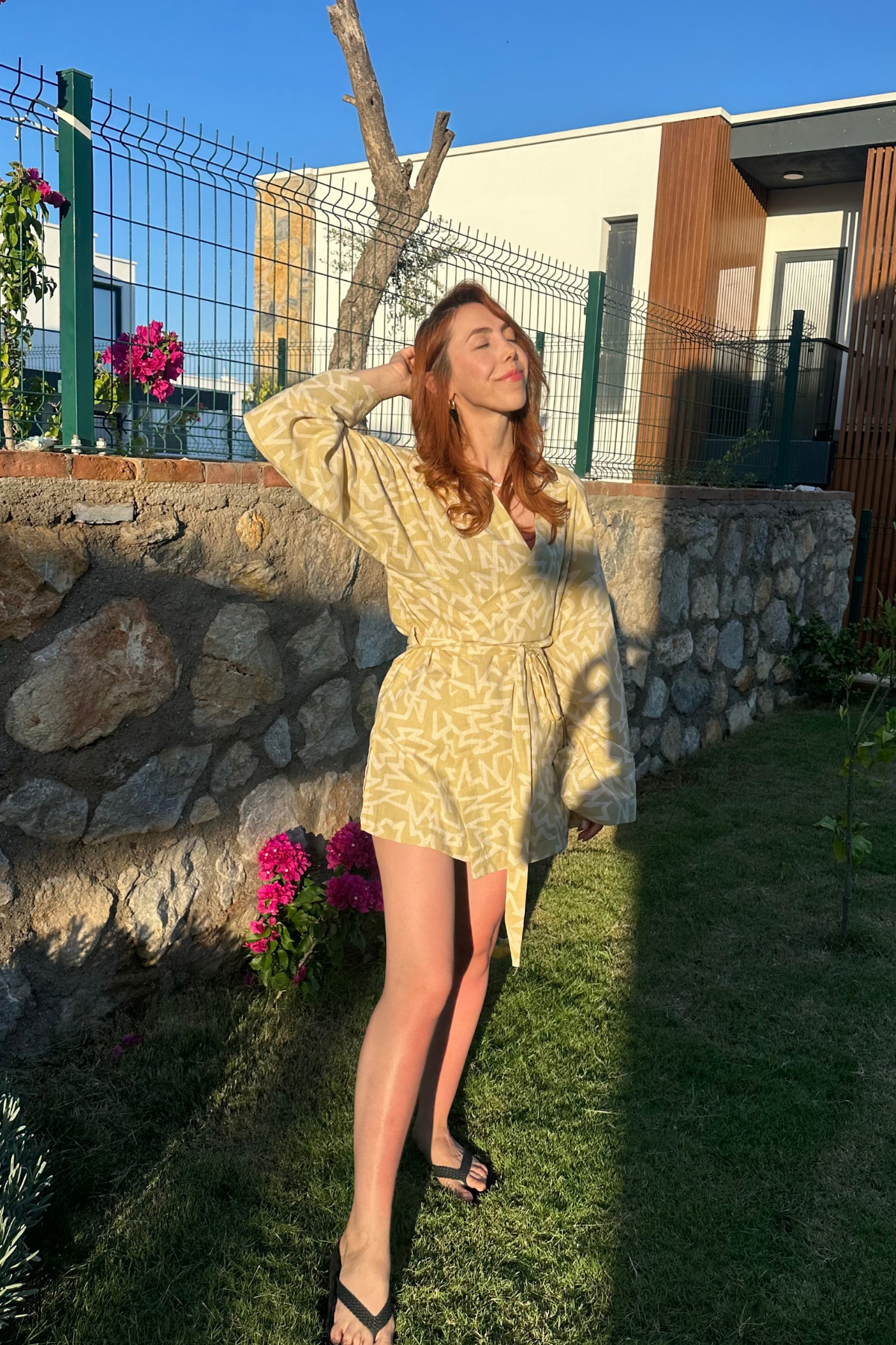 Keten Kimono/Sabahlık